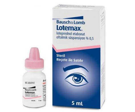lotemax göz damlası ne için kullanılır